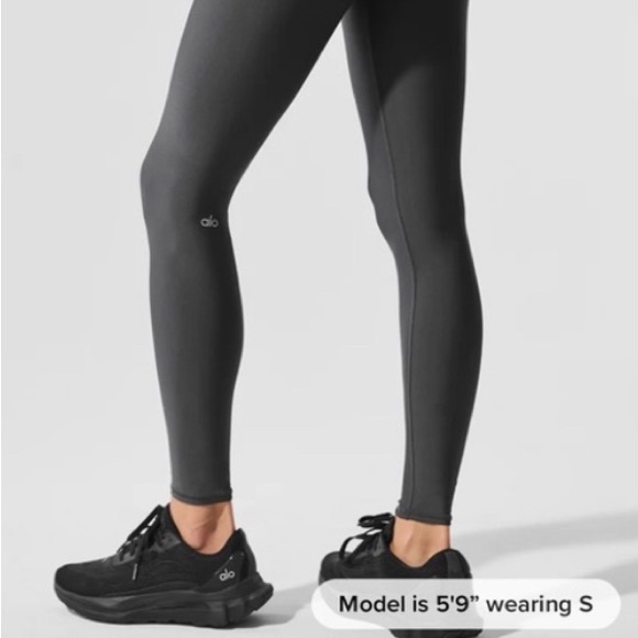 ALO Yoga Charcoal High-Waisted Leggings - Picture 2 of 5